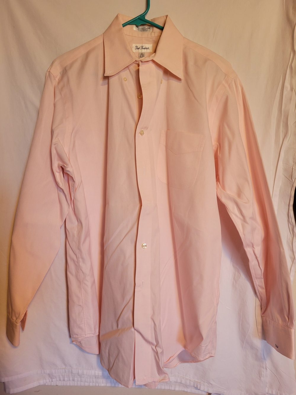 Paul Fredrick Men’s Light Pink Dress Shirt